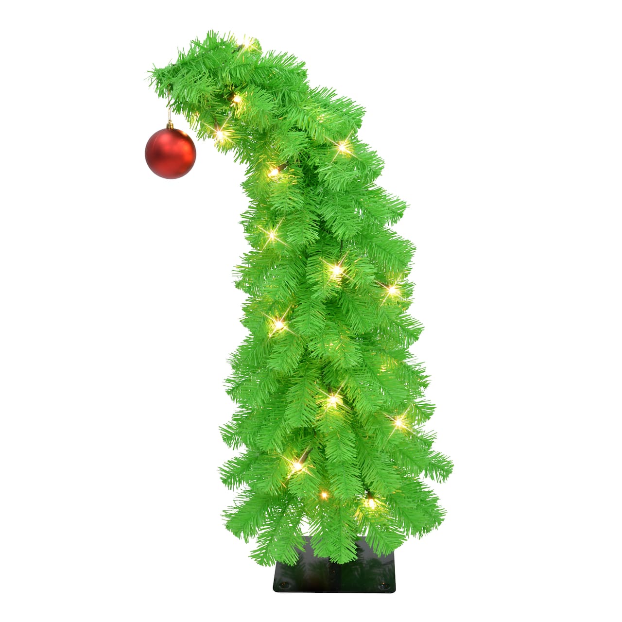 3ft. Pre-Lit Whimsical Artificial Christmas Tree, Clear Lights